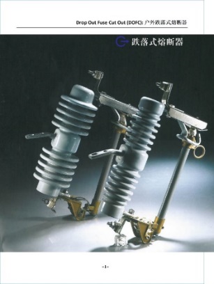 Drop Out Fuse Cutout (DOFC) for overhead distribution line protection