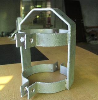 Top Mount Bracket, galvanised steel line hardware